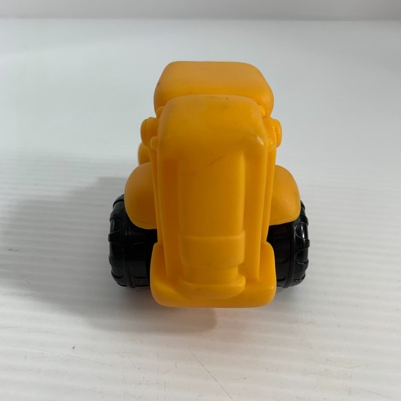 ERTL John Deere Barney Backhoe Yellow Plastic Vehicle 3" Toy - Picture 5 of 8
